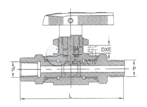 内外螺纹直通球阀