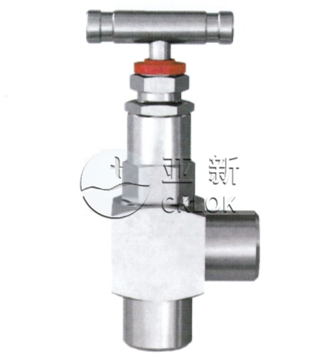 承插焊角型针阀