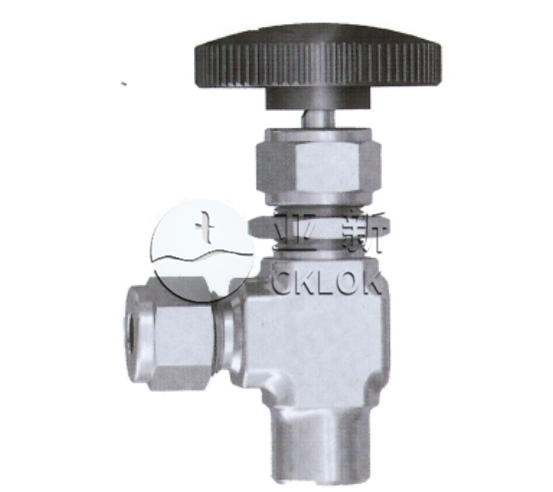 卡套内螺纹角型针阀